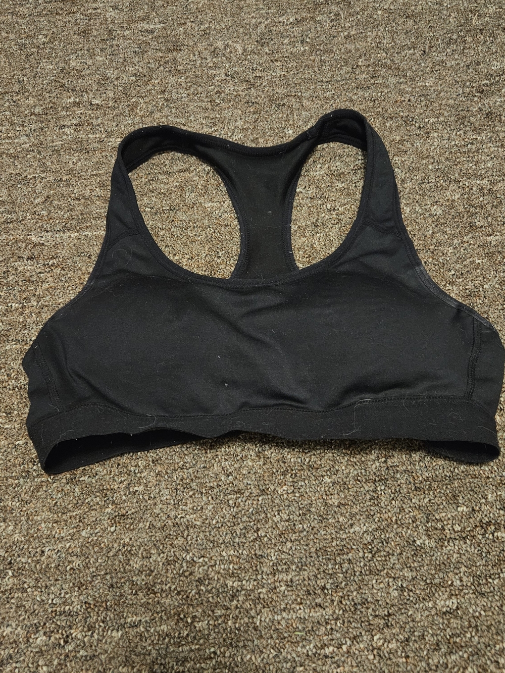 Black Racerback Sports Bra - Women Intimates